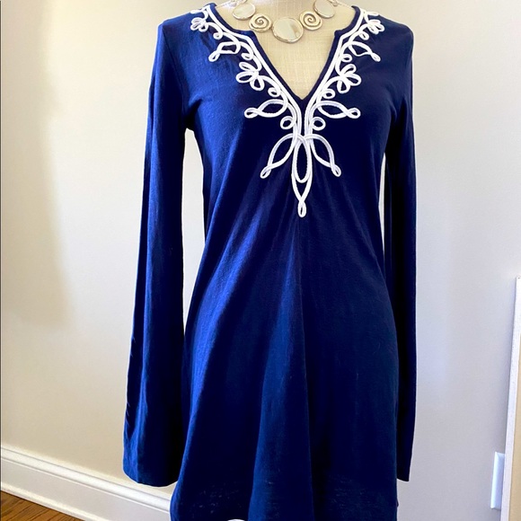 Lilly Pulitzer Navy blue Westley Tunic - Picture 2 of 4